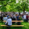Konzert des Protestorchesters Lebenslaute zum 80ten Jahrestags des Atombombenabwurfs auf Nagsaki, Potsdam, 09.08.2025:    Array