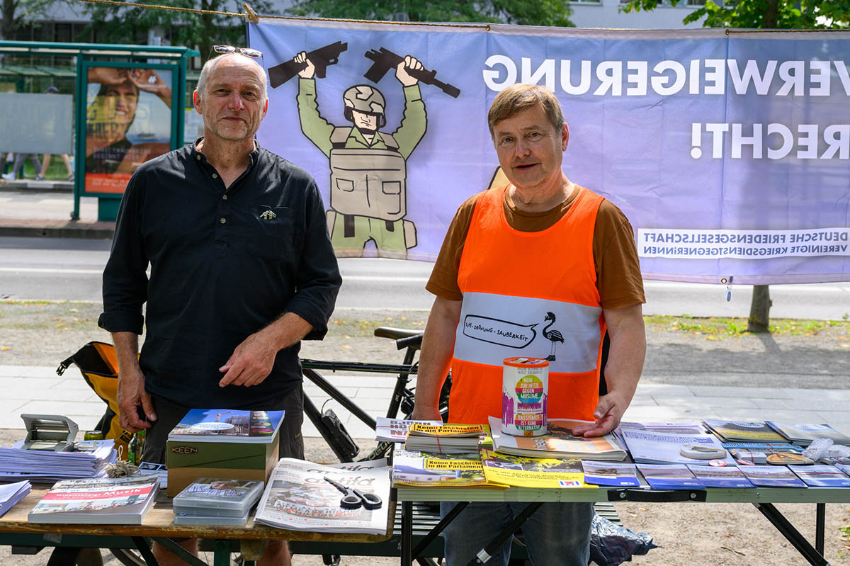 Konzert des Protestorchesters Lebenslaute zum 80ten Jahrestags des Atombombenabwurfs auf Nagsaki, Potsdam, 09.08.2025: Array