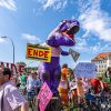 Protest zur Eröffnung der A100:    Array