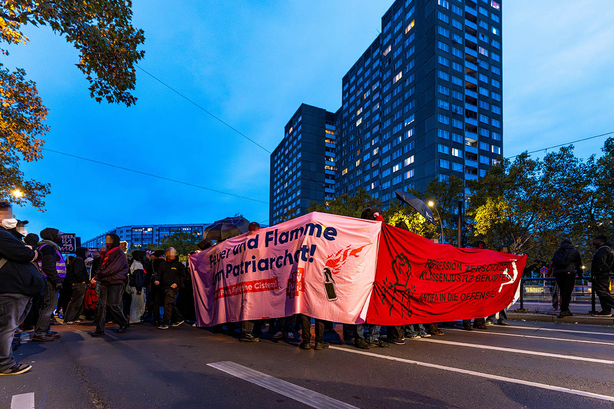 Demo gegen Patriarchat und Polizeigewalt: Array