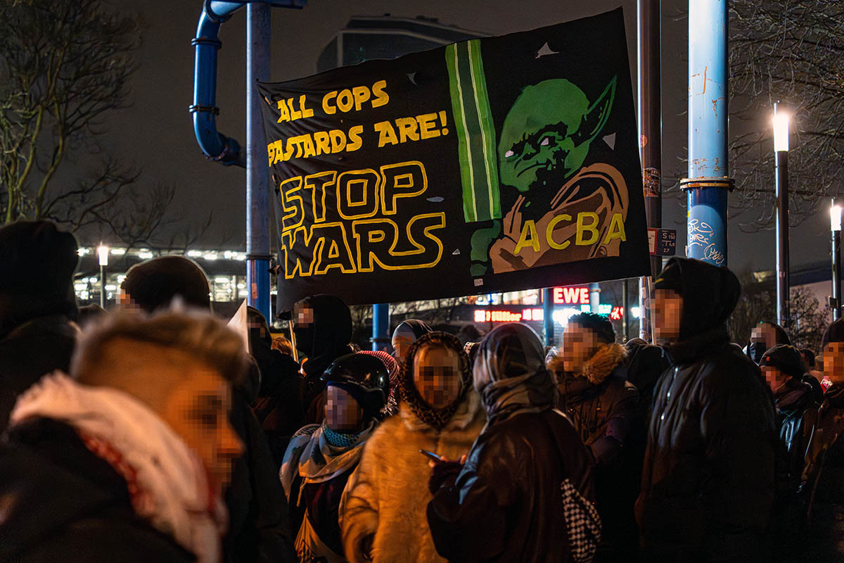 Demo gegen die Polizei am 13.12.: 