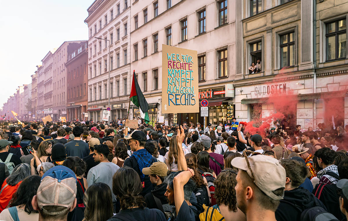 Chaotischer Erster Mai in Kreuzberg: 