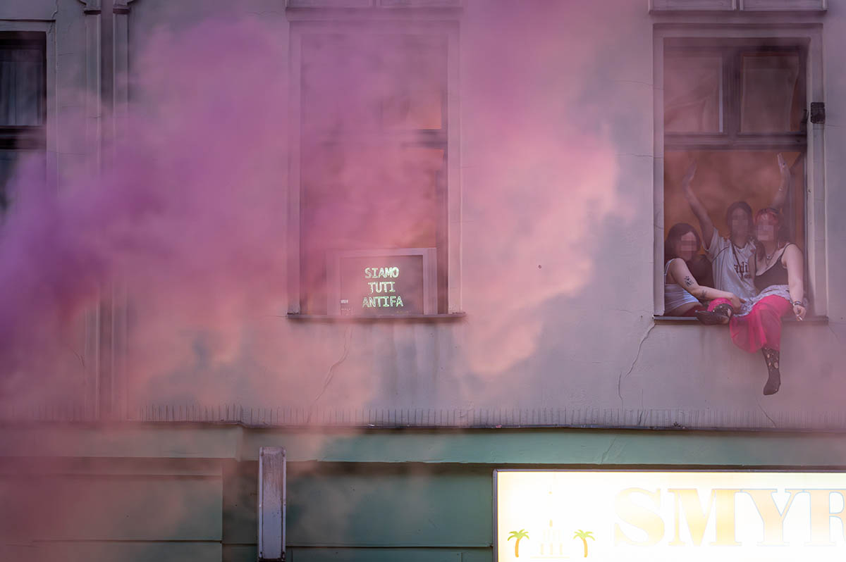 Chaotischer Erster Mai in Kreuzberg: 
