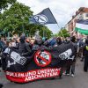 Demonstration gegen die digitale Aufrüstung der Polizei:    Array