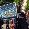 Demonstration gegen die digitale Aufrüstung der Polizei:    Array