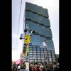 Demonstration gegen die digitale Aufrüstung der Polizei:    Array