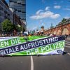 Demonstration gegen die digitale Aufrüstung der Polizei:    Array