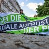 Demonstration gegen die digitale Aufrüstung der Polizei:    Array