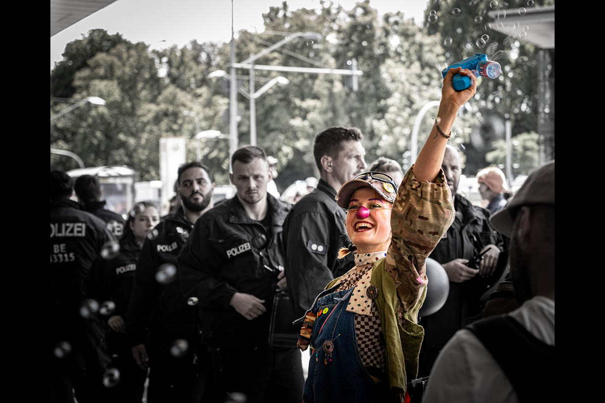 Protest gegen Waffenfabrik im Wedding: 