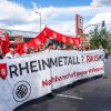 Protest gegen Waffenfabrik im Wedding:    