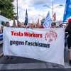 Protest gegen Waffenfabrik im Wedding:    