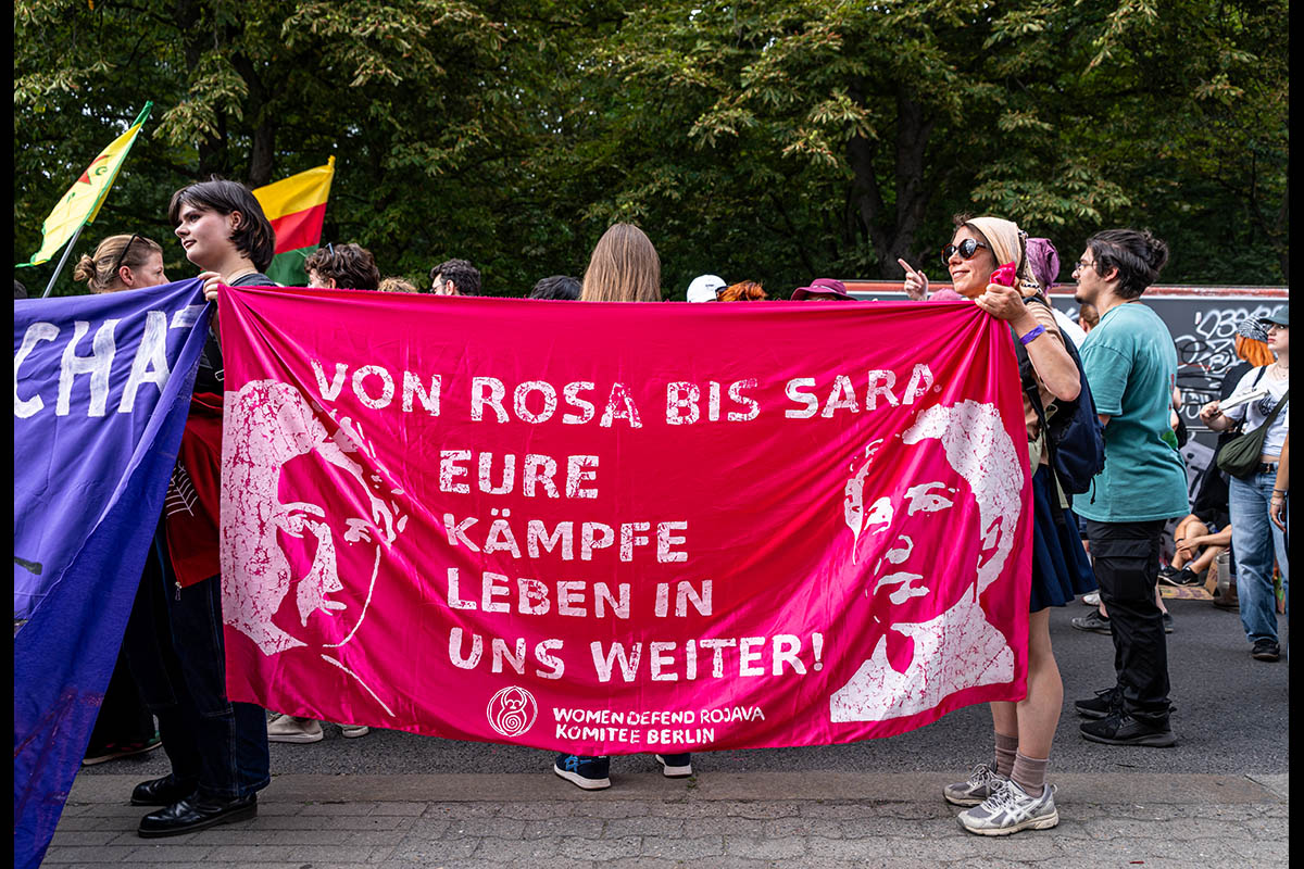 Protest gegen Waffenfabrik im Wedding: 