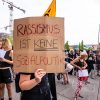 Protest gegen AfD-Wahlkampfstart in Marzahn:    