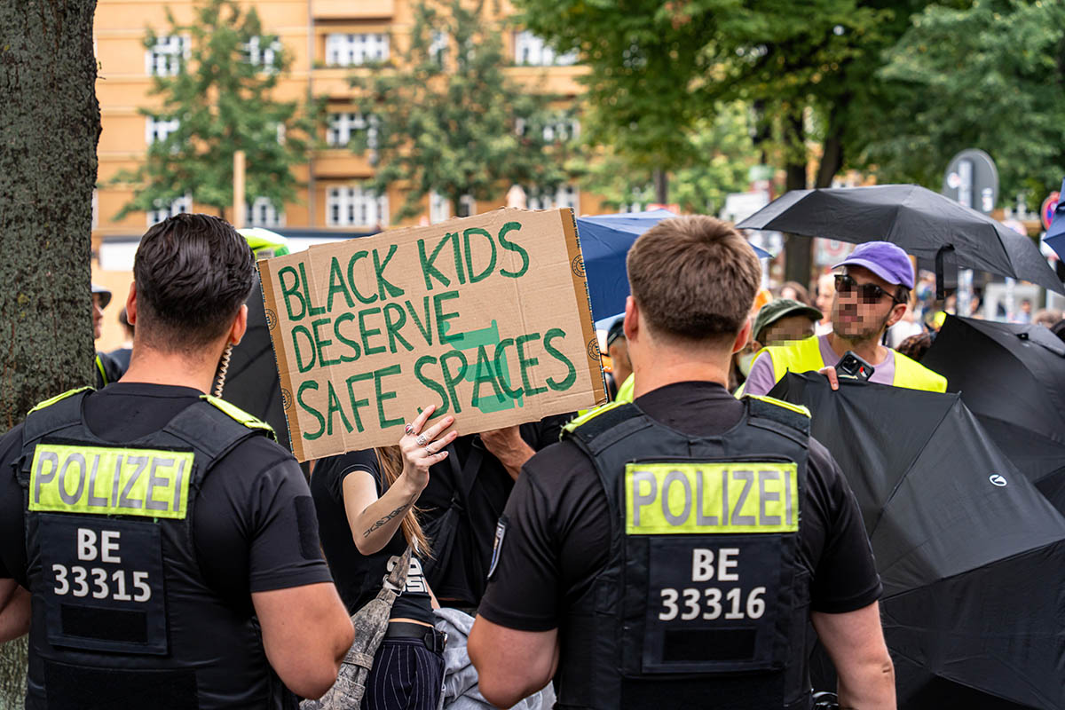 Black Lives Matter Kundgebung am Volksbad: Array