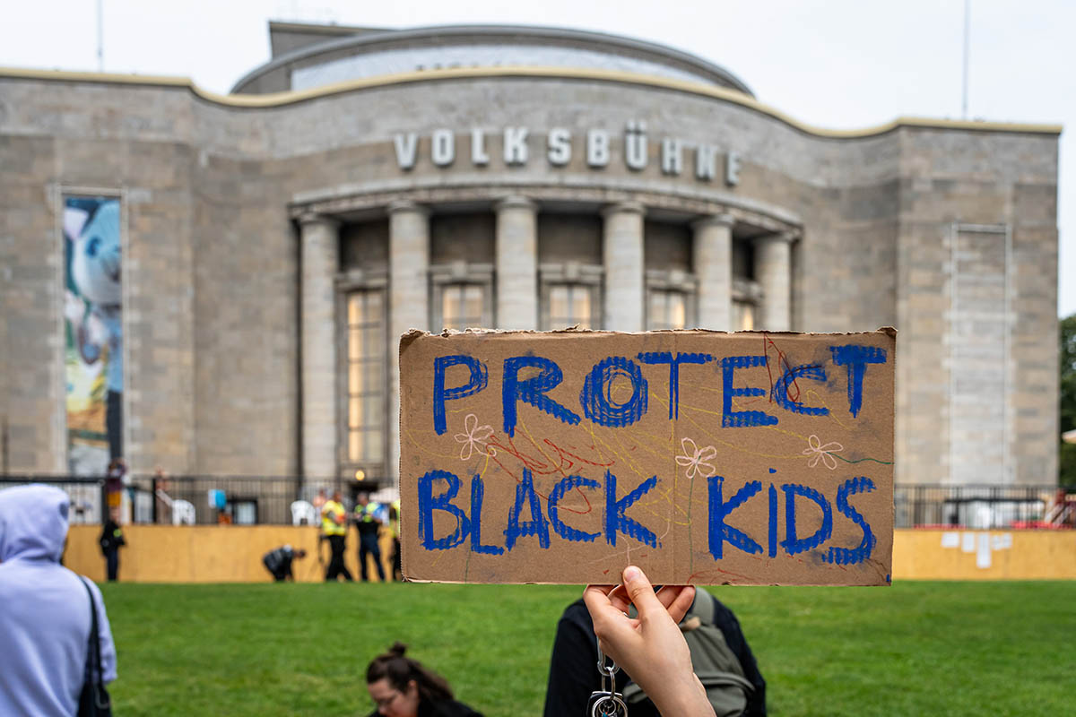 Black Lives Matter Kundgebung am Volksbad: Array